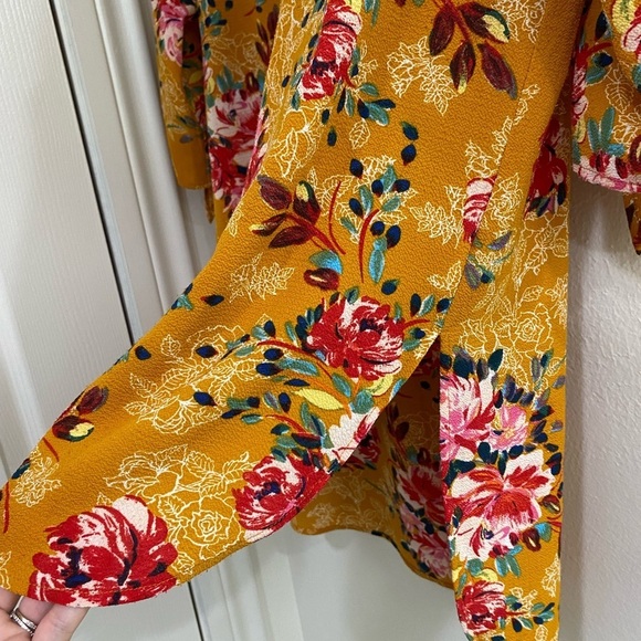 Fig and Flower Multicolor Floral Tunic size 1X - Picture 4 of 11